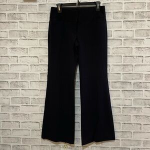 Women’s Express Editor dark navy blue trouser dress pants 4S